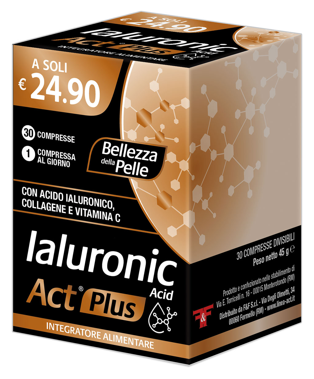F&F - IALURONIC ACID ACT Plus - 30 compresse