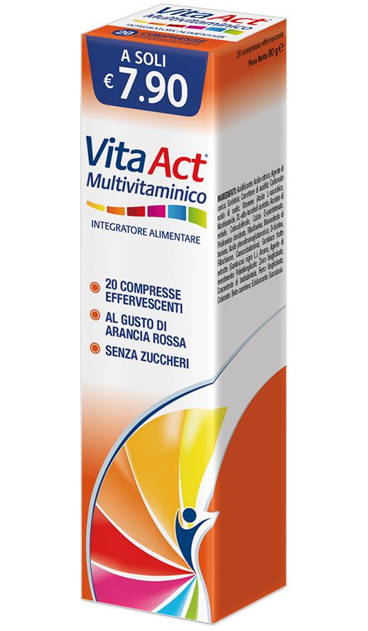 F&F - VITA ACT MULTIVITAMINICO - 20 compresse effervescenti